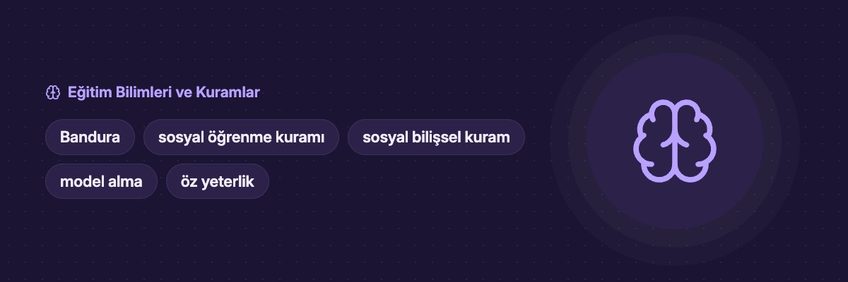 Bandura'nın Sosyal Bilişsel Kuramı ve Öz Yeterlik yazısının kapak görseli