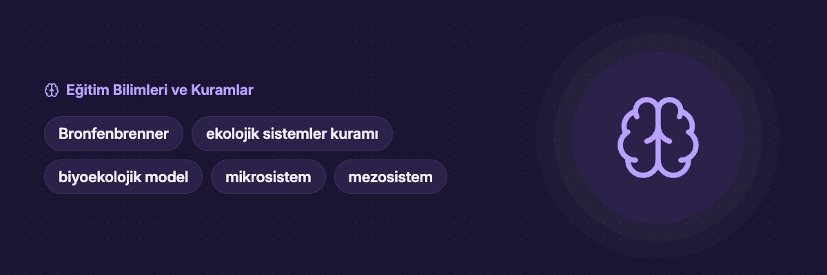 Bronfenbrenner'in Ekolojik Sistemler Kuramı ve Dijital Çağ yazısının kapak görseli
