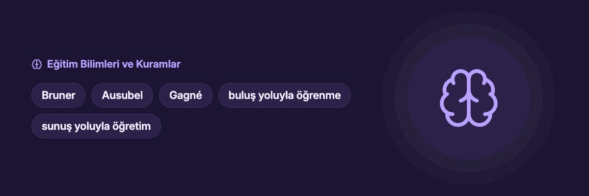 Bruner, Ausubel ve Gagné: Bilişsel Öğretim Kuramları yazısının kapak görseli