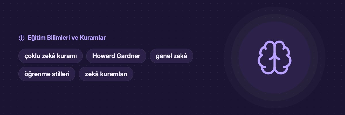 Gardner'ın Çoklu Zekâ Kuramı: Kanıt ve Eleştiriler yazısının kapak görseli