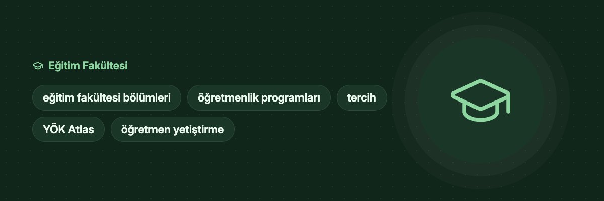 Eğitim Fakültesi Bölümleri Nelerdir? Öğretmenlik Programları yazısının kapak görseli