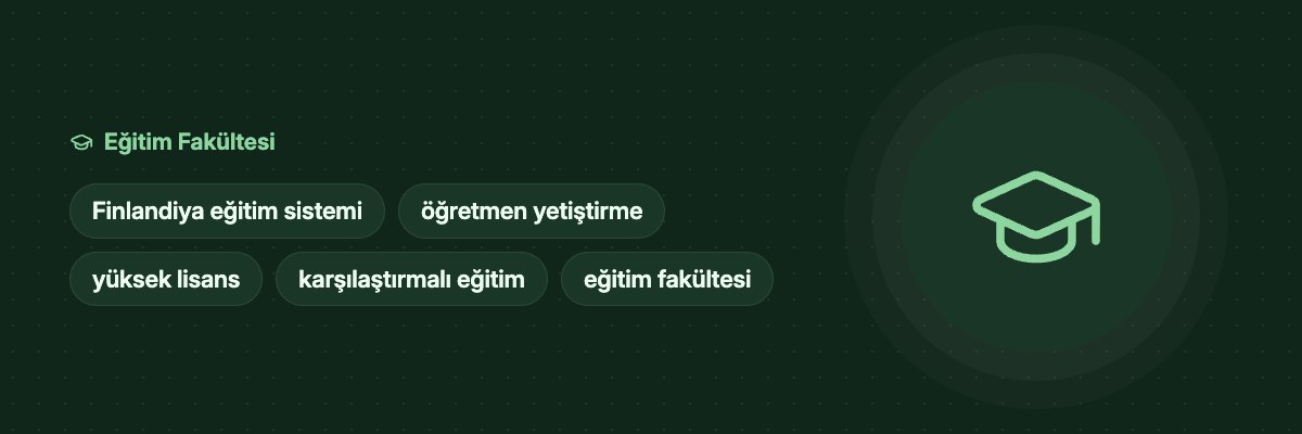 Finlandiya Öğretmen Yetiştirme Modeli: Türkiye İçin Dersler yazısının kapak görseli