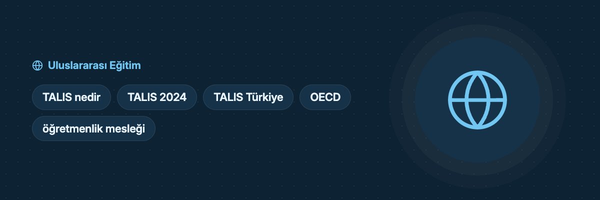 TALIS Nedir? TALIS 2024 Türkiye Sonuçları ve Öğretmenler yazısının kapak görseli